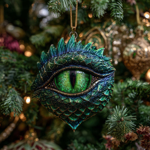 Mystic Dragon Eye Christmas Mica Ornament GFSPHD132