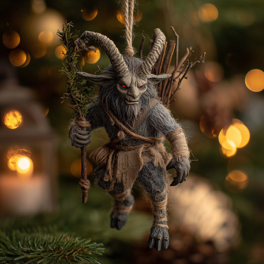 Mystic Krampus Christmas Mica Ornament GFSPHD24