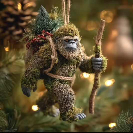 Bigfoot Journey Christmas Mica Ornament GFSPHD26