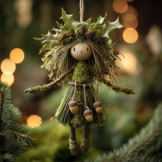 Woodland Guardian Christmas Mica Ornament GFSPHD30