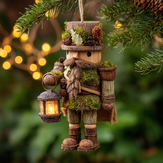 Woodland Nutcracker Christmas Mica Ornament GFSPHD41