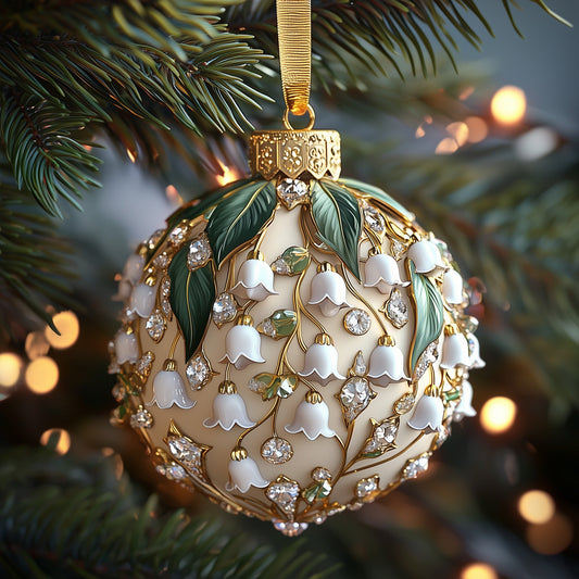 Lily of the Valley Christmas Ornament GFSPMA11