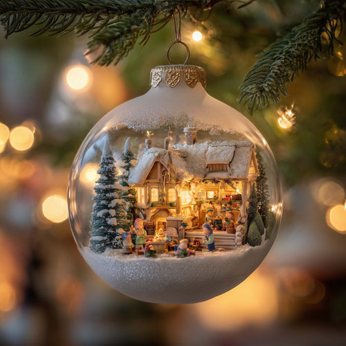 Mini Stories Christmas Mica Ornament GFSPMA124