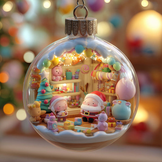 Mini Stories Christmas Mica Ornament GFSPMA129