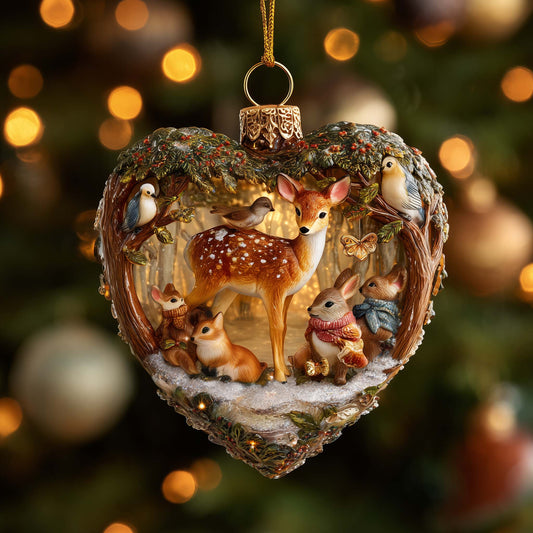Deer Christmas Mica Ornament GFSPMA52