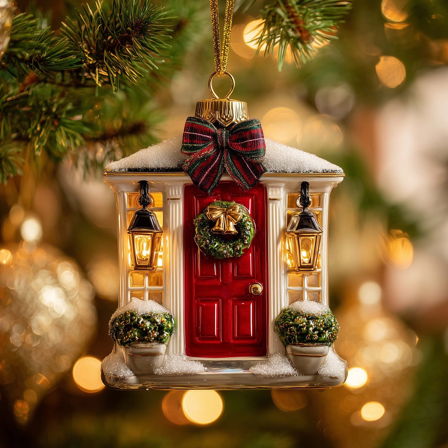 Christmas Mica Door Christmas Mica Ornament GFSPMA61