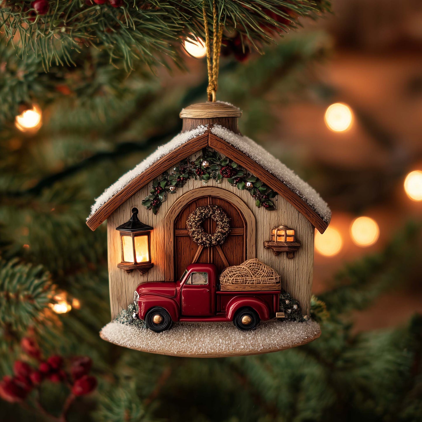 Christmas Mica Door Christmas Mica Ornament GFSPMA64