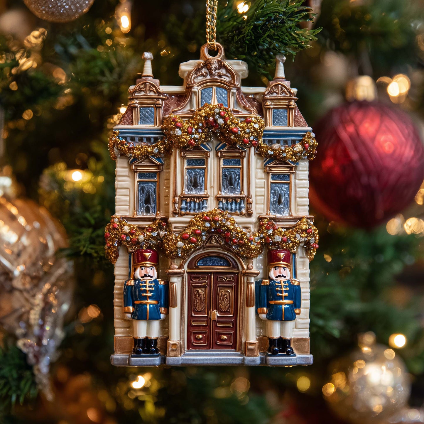 Christmas Mica Door Christmas Mica Ornament GFSPMA65