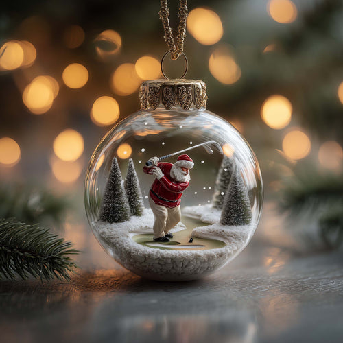 Fairway Dreams Christmas Mica Ornament GFSPMA74