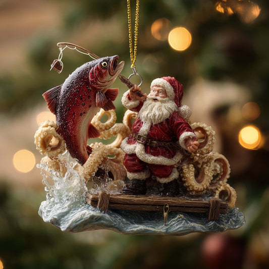 Fishing Delights Christmas Mica Ornament GFSPMA89