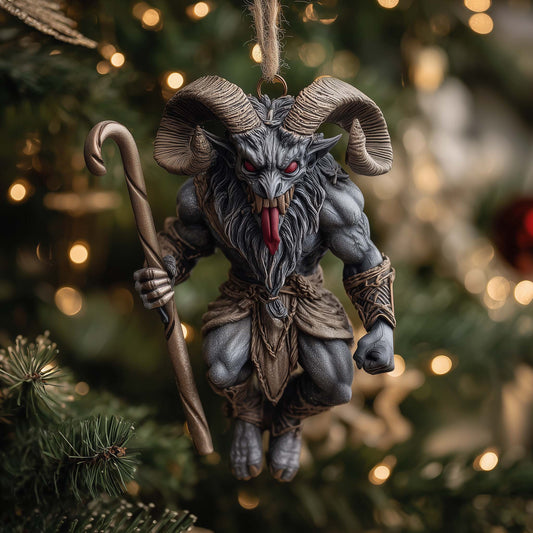 Krampus Christmas Mica Ornament GFSPMA92