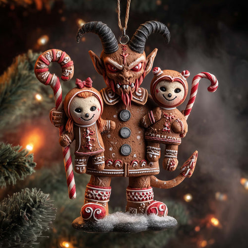 Krampus Christmas Mica Ornament GFSPMA93