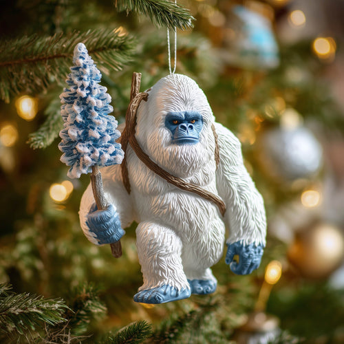 Bigfoot Holiday Christmas Mica Ornament GFSPNT101