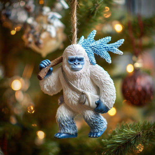 Bigfoot Holiday Christmas Mica Ornament GFSPNT102