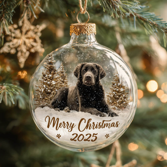Christmas Mica Dog Christmas Mica Ornament GFSPNT104