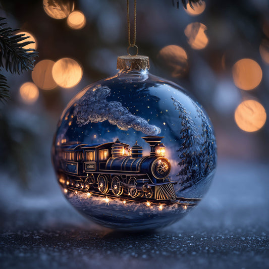 Midnight Express Christmas Mica Ornament GFSPNT138