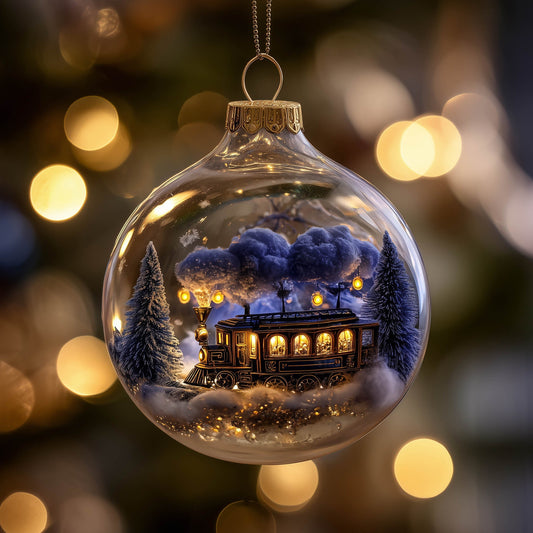 Midnight Express Christmas Mica Ornament GFSPNT139