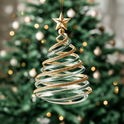 Majestic Evergreen Christmas Mica Ornament GFSPNT181