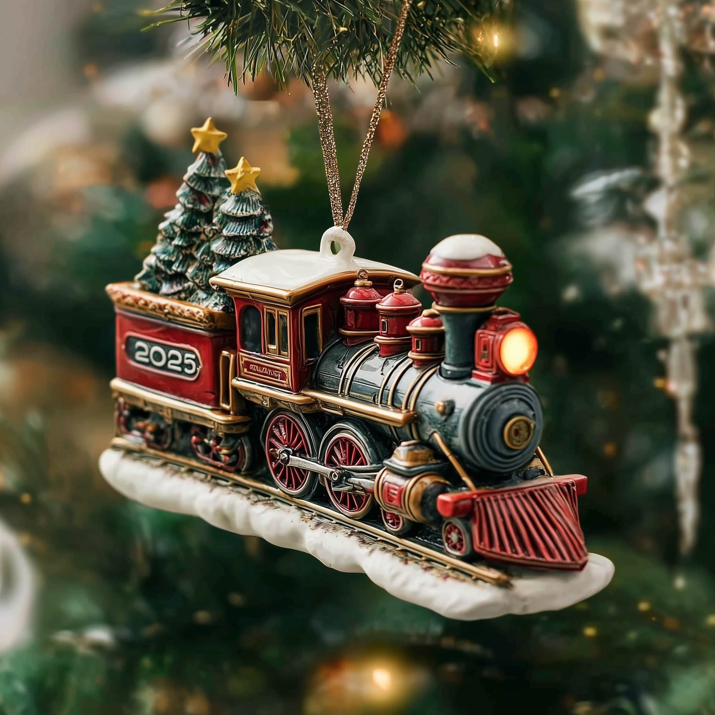 Yuletide Express Christmas Mica Ornament GFSPNT56