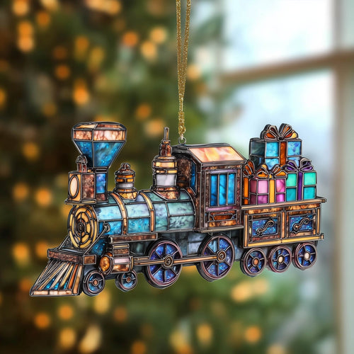 Yuletide Express Christmas Mica Ornament GFSPNT58