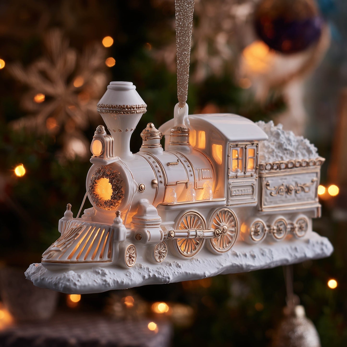 Snowbound Majesty Christmas Mica Ornament GFSPNT60