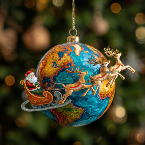 Santa Mission Christmas Mica Ornament GFSPNT70