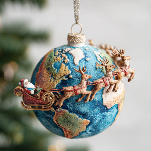 Santa Mission Christmas Mica Ornament GFSPNT72