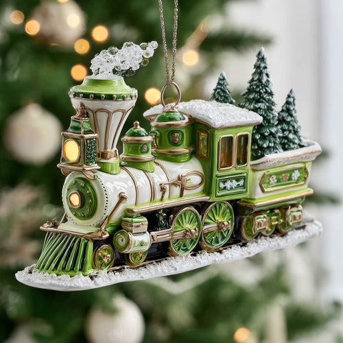 Christmas Mica Train Christmas Mica Ornament GFSPNT81