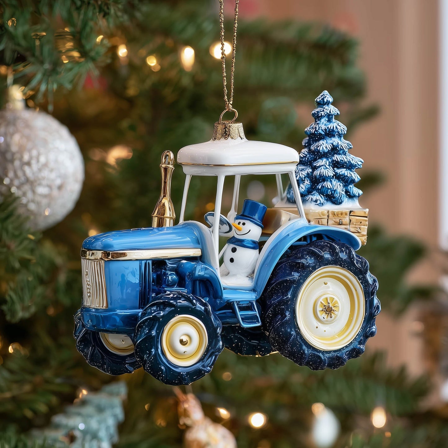 Yuletide Delivery Christmas Mica Ornament GFSPNT94