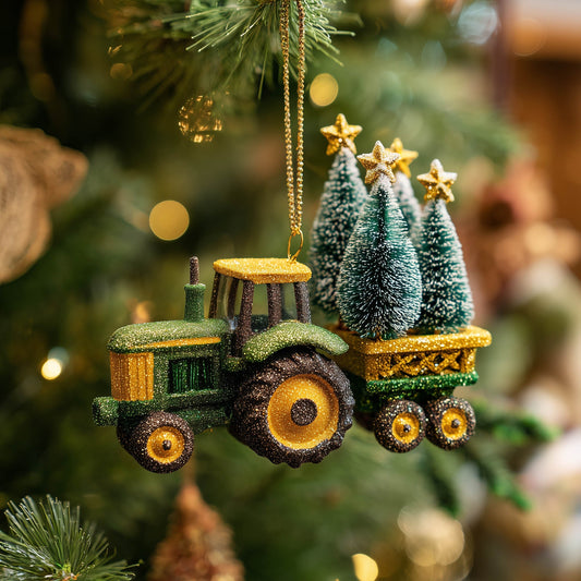 Yuletide Delivery Christmas Mica Ornament GFSPNT95