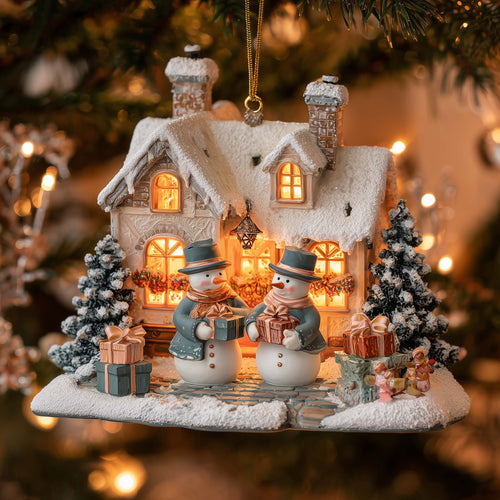 Frosted Homestead Magic Christmas Mica Ornament GFSPQA14