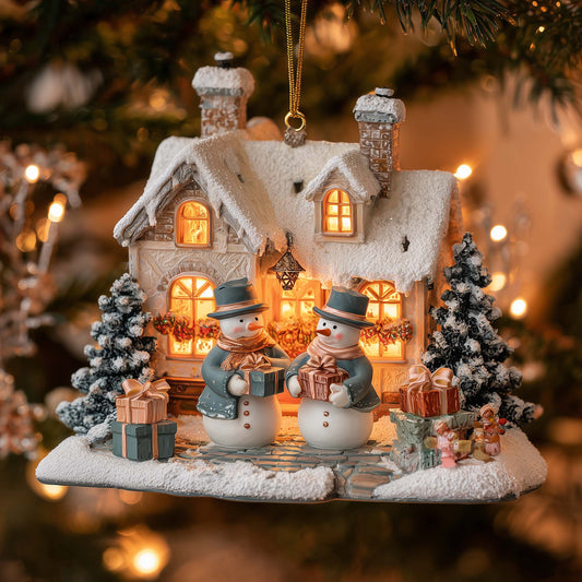 Frosted Homestead Magic Christmas Mica Ornament GFSPQA14