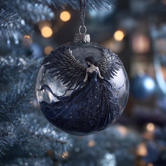 Fallen Angel Christmas Mica Ornament GFSPQA195