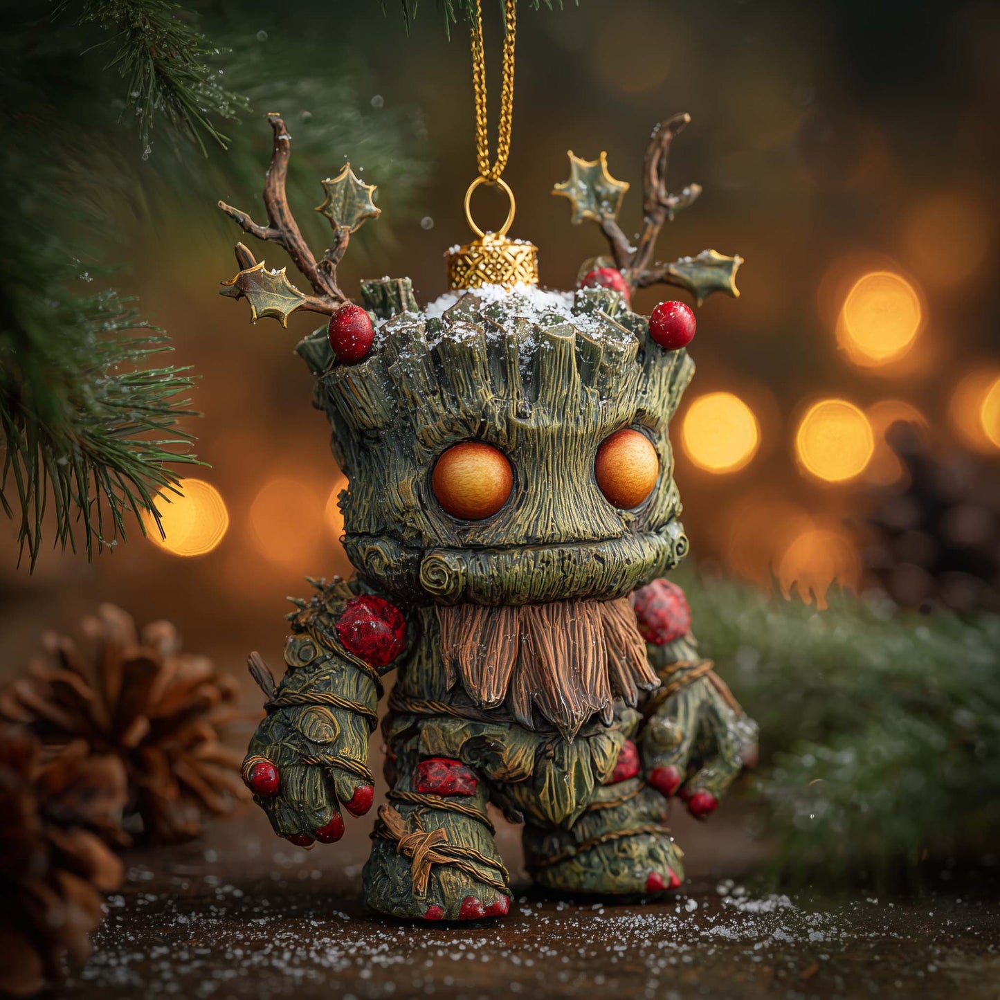 Yuldrake Ent Christmas Mica Ornament GFSPQA79