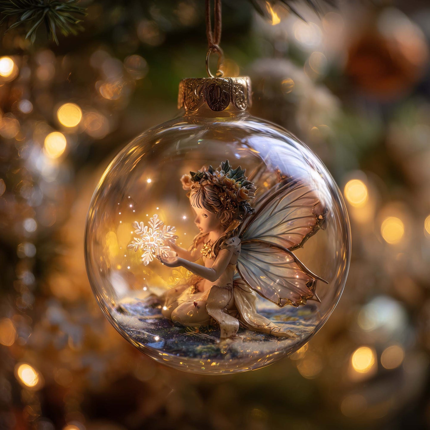 Cursed Fairy Christmas Mica Ornament GFSPQA91