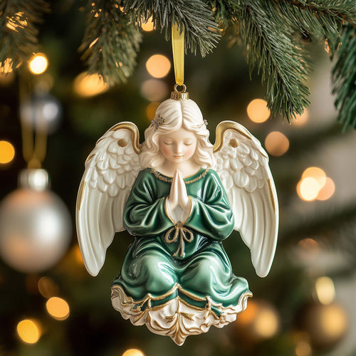 Praying Angel Christmas Mica Ornament GFSPQM155