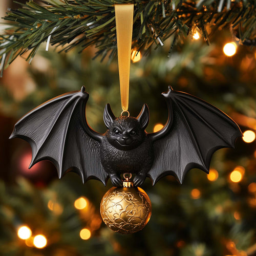Bauble Bat Christmas Mica Ornament GFSPQM165