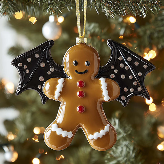 Ginger-bat Man Christmas Mica Ornament GFSPQM169