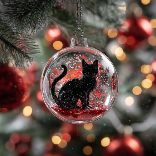 Glitter Globe Christmas Mica Ornament GFSPQM192