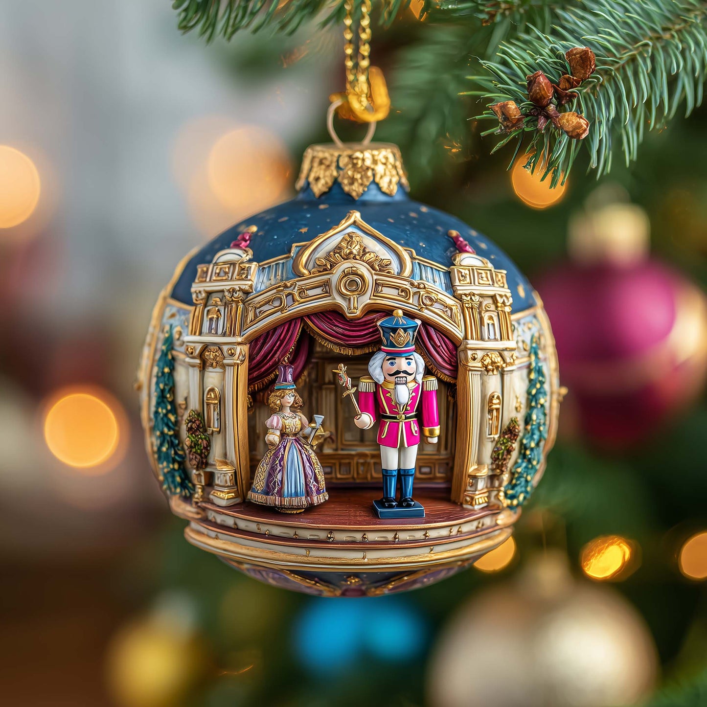 Ballet Nutcracker Christmas Mica Ornament GFSPQM286