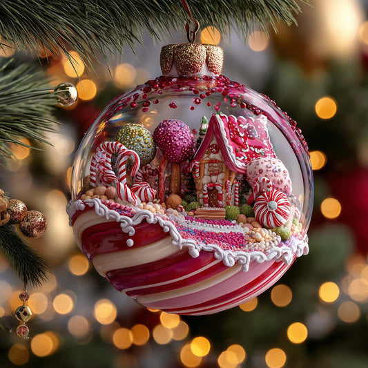 Candy Land Christmas Mica Ornament GFSPQM292