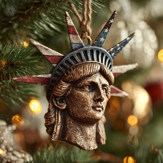 Liberty Head Christmas Mica Ornament GFSPQM39