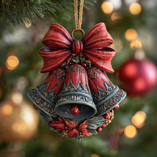 Ornate Bells Christmas Mica Ornament GFSPQM393