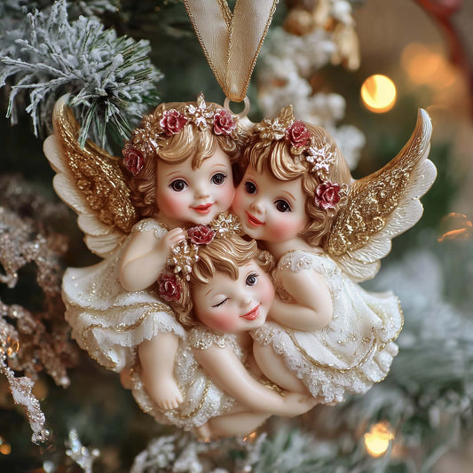 Christmas Mica Angel Christmas Mica Ornament GFSPTG07