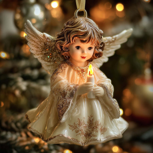 Christmas Mica Angel Christmas Mica Ornament GFSPTG09