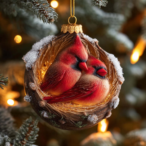 Cardinal Christmas Mica Ornament GFSPTG14