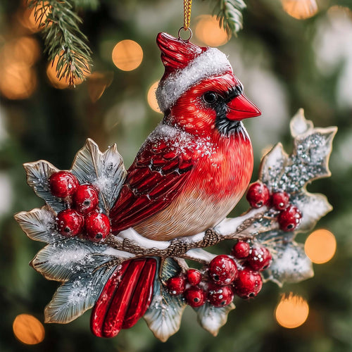 Cardinal Christmas Mica Ornament GFSPTG16