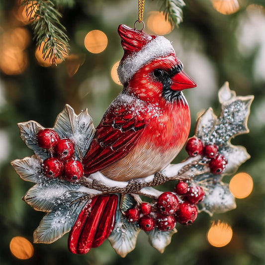 Cardinal Christmas Mica Ornament GFSPTG16