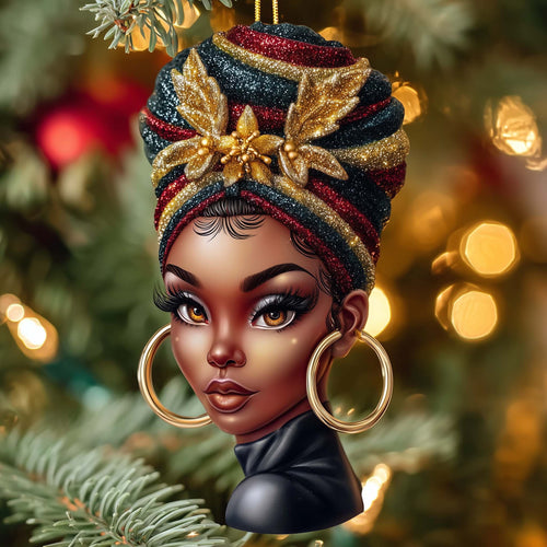 Golden Queens Christmas Mica Ornament GFSPTG26