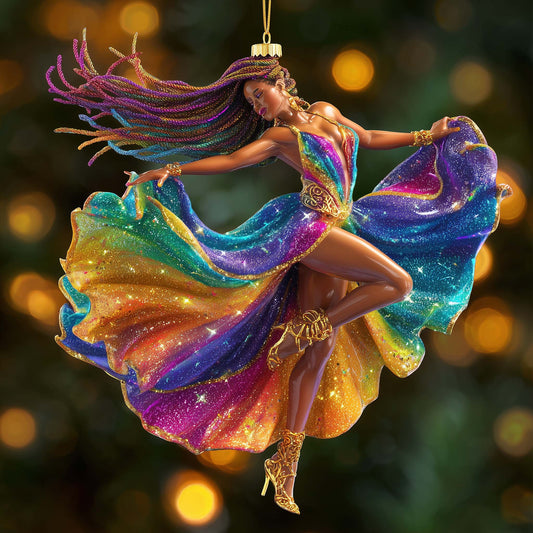 Golden Queens Christmas Mica Ornament GFSPTG27